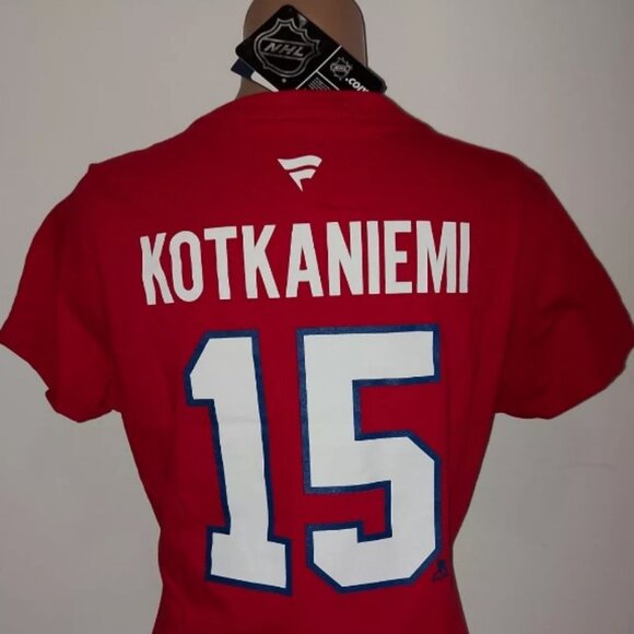 Fanatics JESPERI KOTKANIEMI #15 Montreal Canadiens Womens T-Shirt - Picture 3 of 3